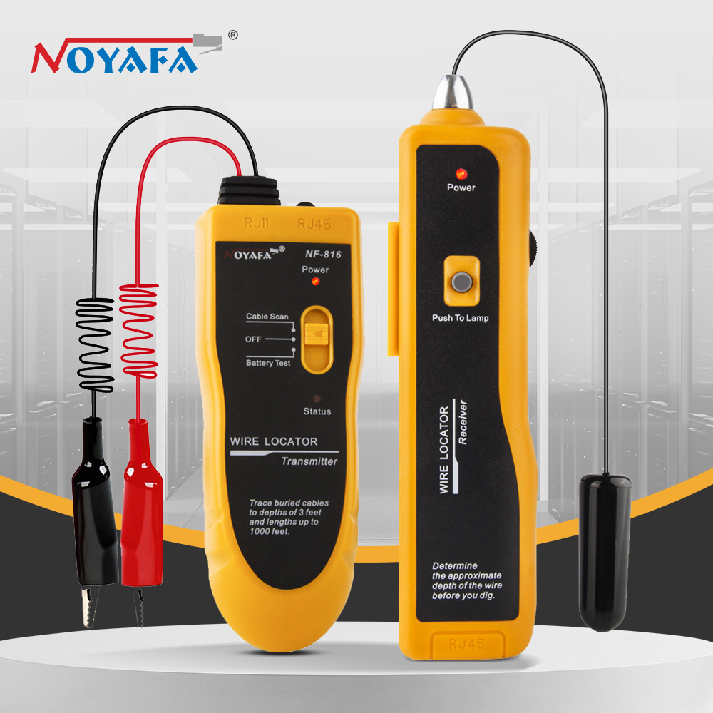 Underground Cable Detector - Noyafa-NF-816 Underground Cable Tracker, Anti-Interference Tester,