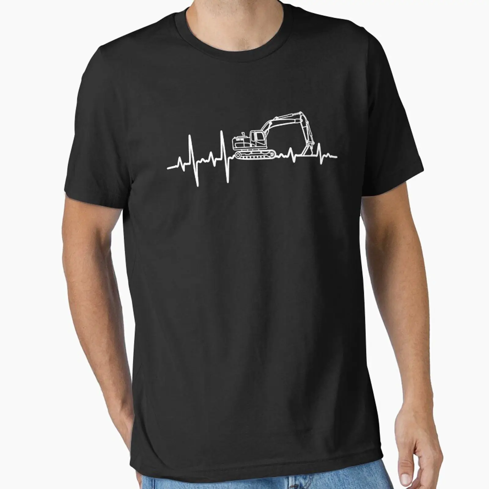 Heavy Equipment Driver - Camiseta unissex com estampa vintage lavada,