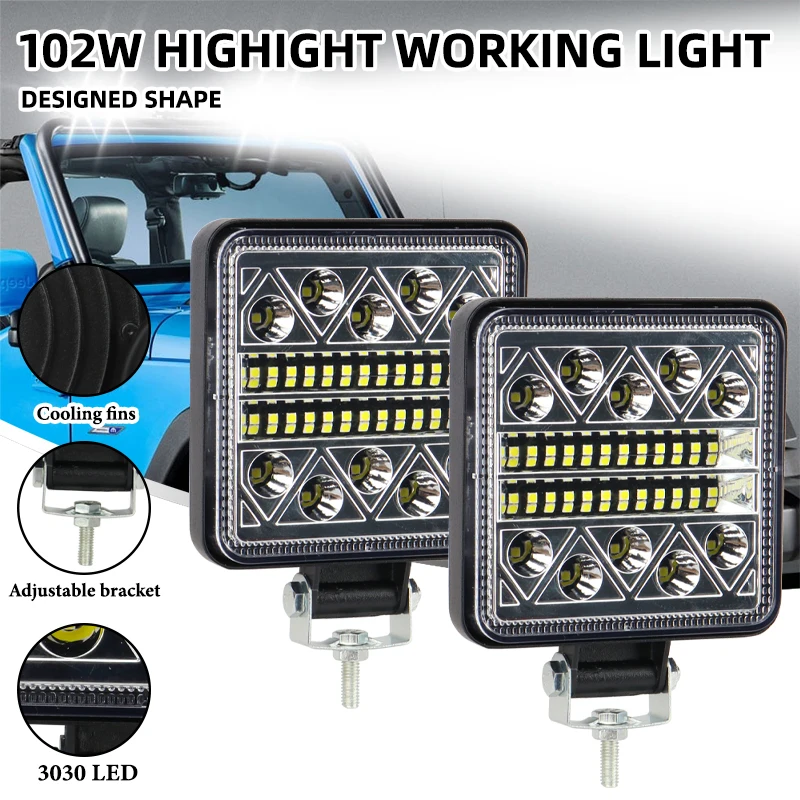 Heavy Equipment Supplies - 1 pçs 102w barra de luz