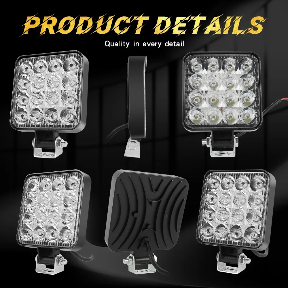 4PCS Luzes de Trabalho LED de  - Heavy Equipment Supplies avaliação e preço