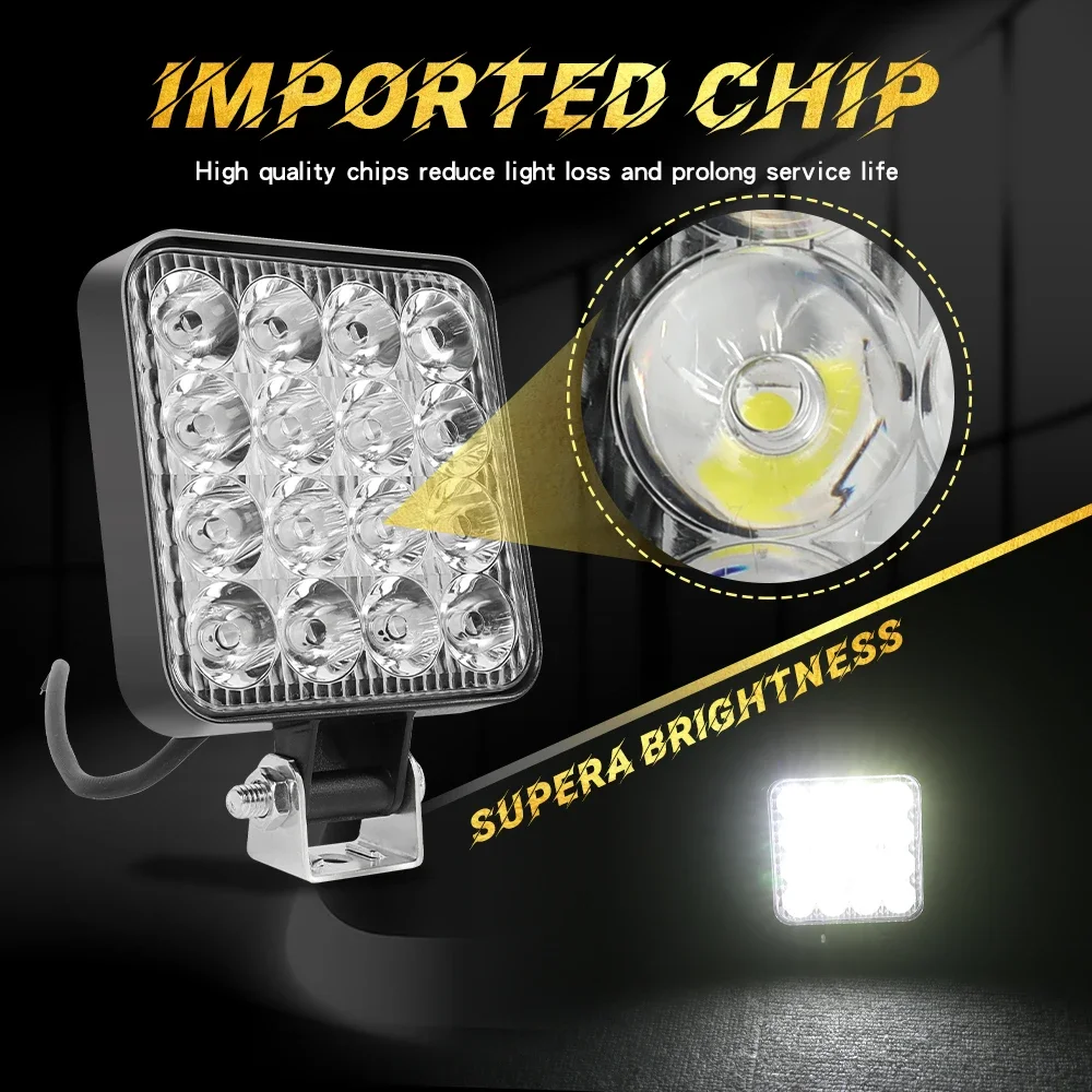 4PCS Luzes de Trabalho LED de  - Heavy Equipment Supplies avaliação e preço