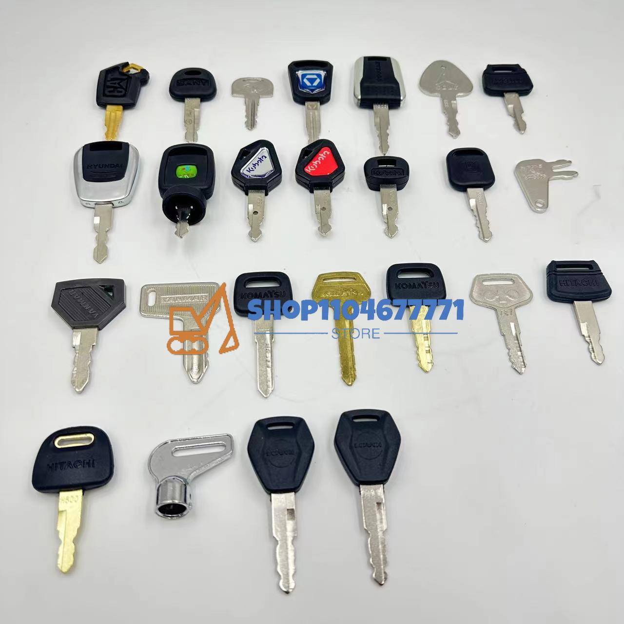 25 peças chaves de escavadeira - Heavy Equipment Supplies avaliação e preço