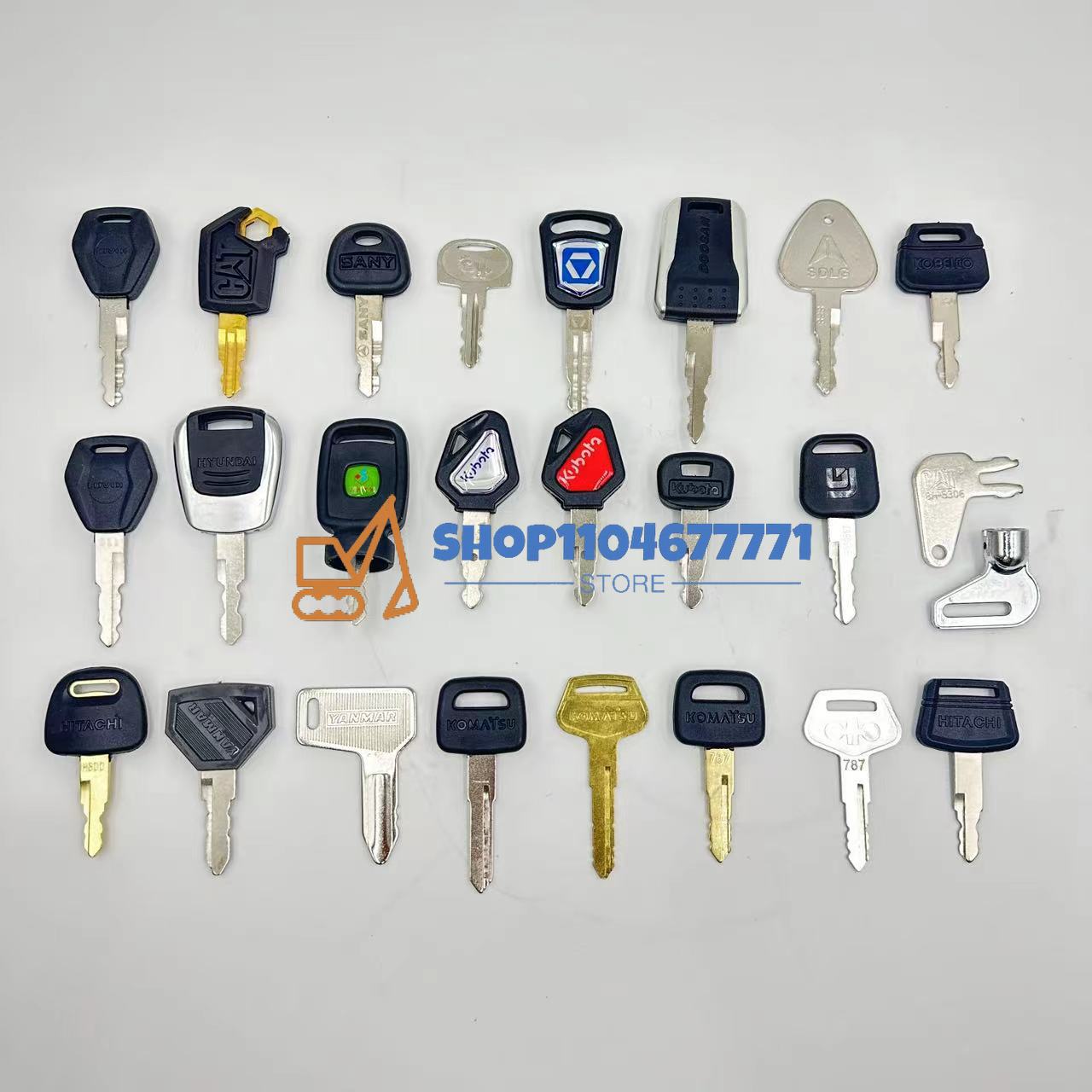 25 peças chaves de escavadeira - Heavy Equipment Supplies avaliação e preço