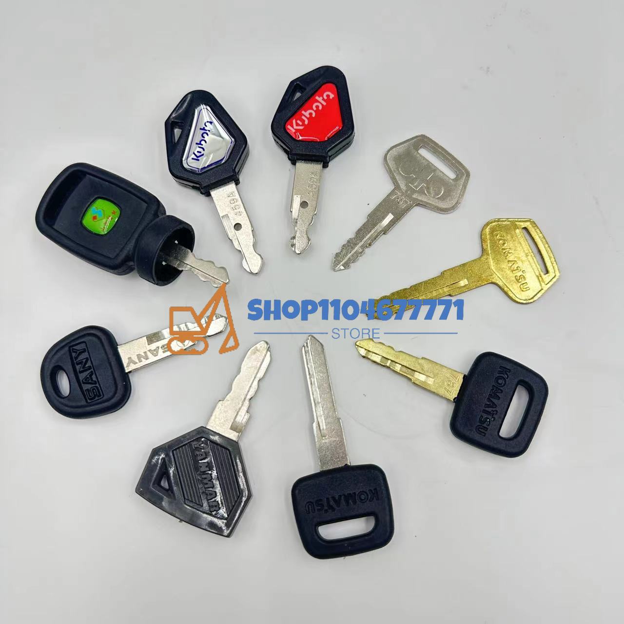 25 peças chaves de escavadeira - Heavy Equipment Supplies avaliação e preço