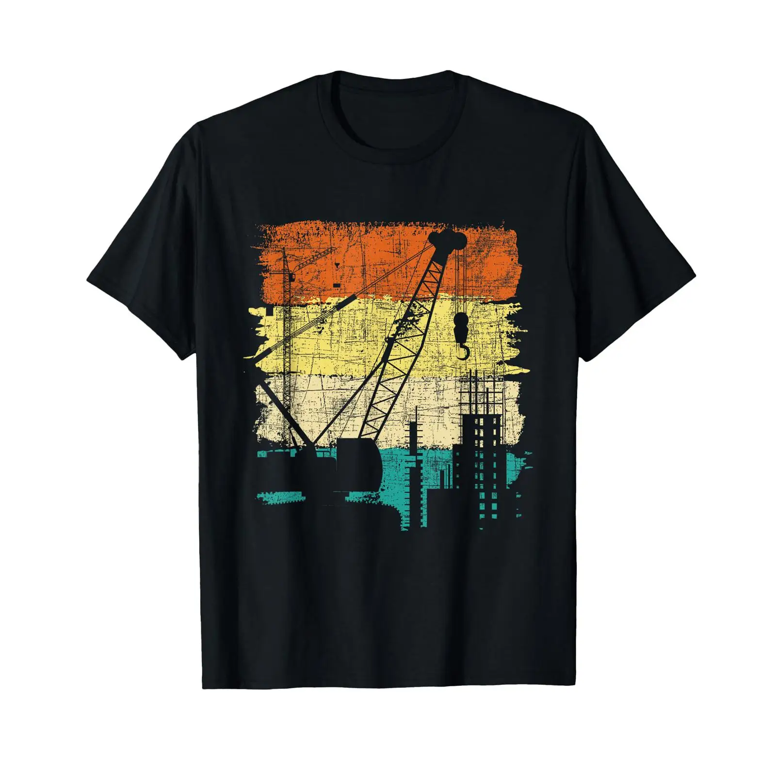 Camiseta Crane Drive Retro Tow - Heavy Equipment Driver avaliação e preço